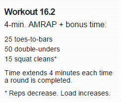 16.2 Workout
