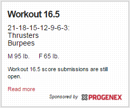 16.5 Workout